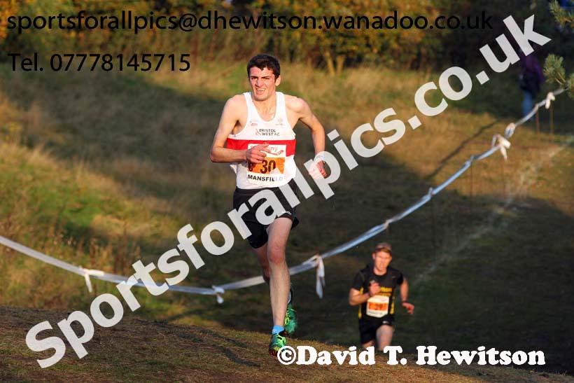 Senior men, National Cross Country Relays, Berry Park, Mansfield. Photo: David T. Hewitson/Sports for All Pics